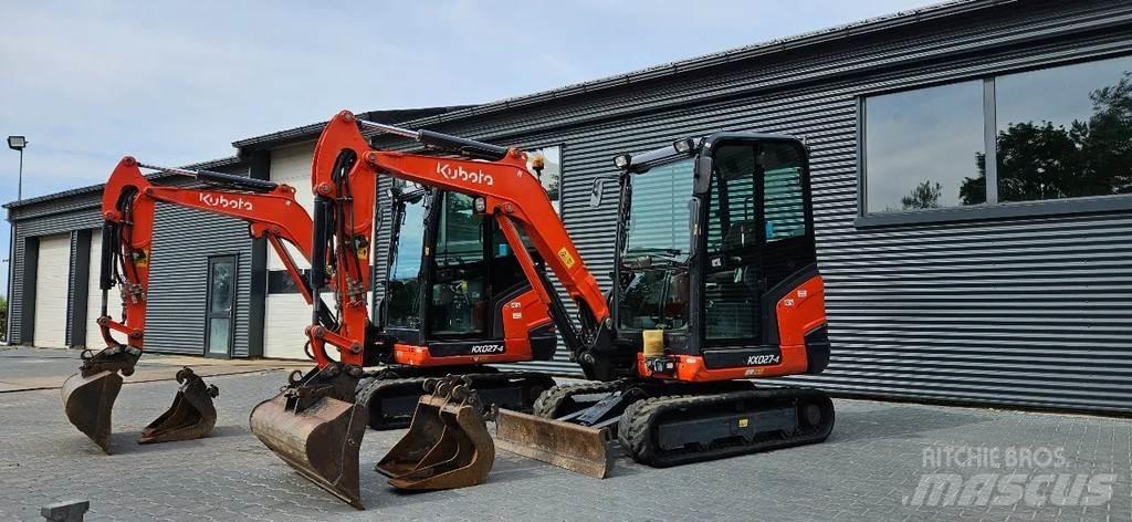 Kubota KX027-4 Minigrävare < 7t