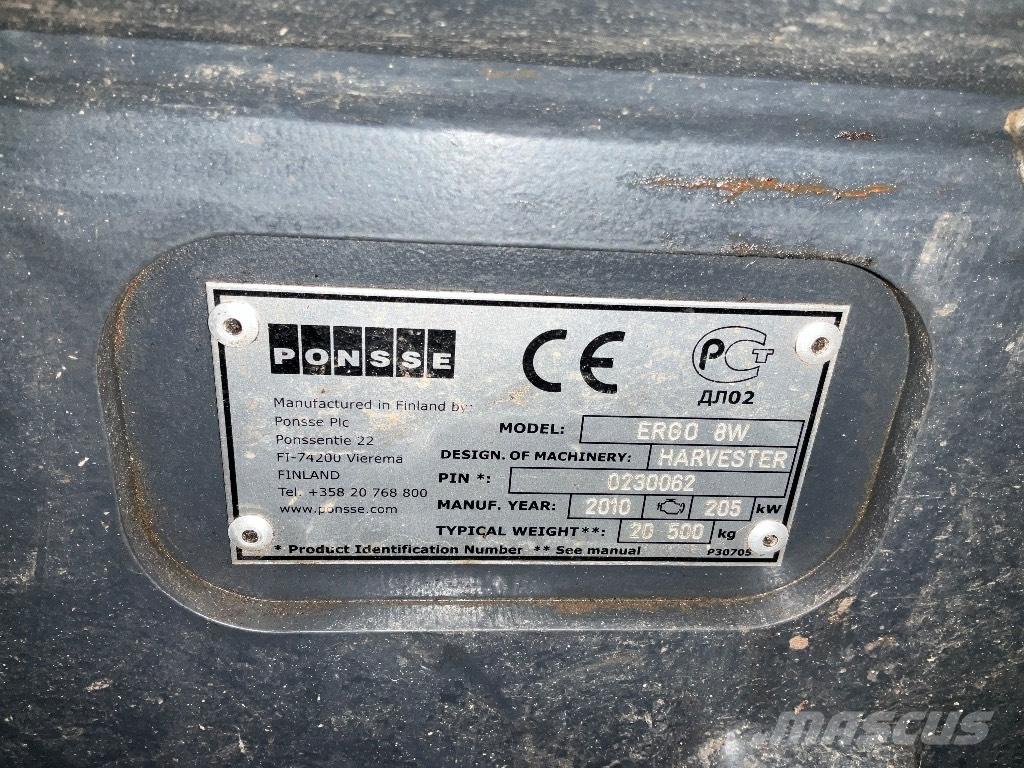 Ponsse ERGO 8W Skördare