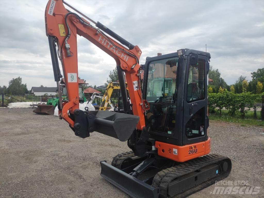 Hitachi ZX 26 U-6 Minigrävare < 7t