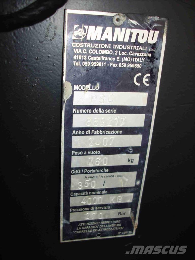 Manitou PSC4000 Materialhantering - Övriga