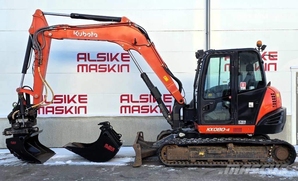 Kubota KX 080-4 Midigrävmaskiner 7t - 12t