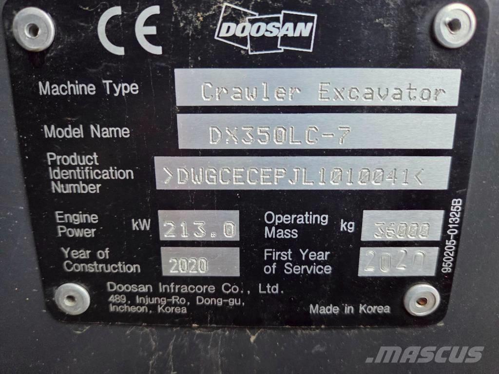 Develon DX 350 LC-7 Bandgrävare