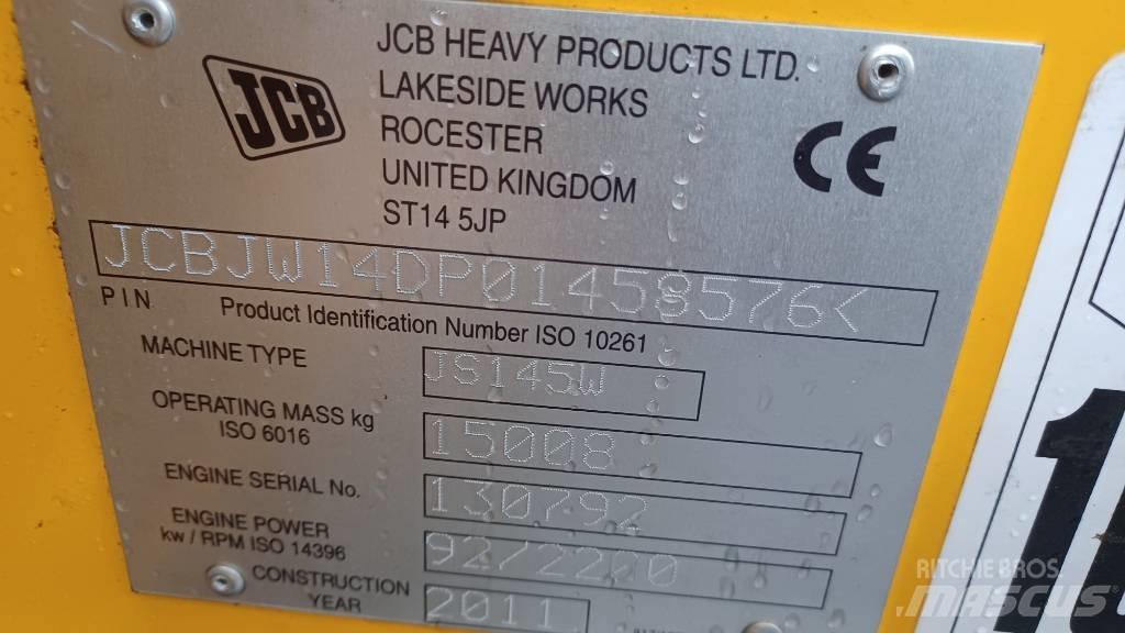 JCB JS 145 W Hjulgrävare