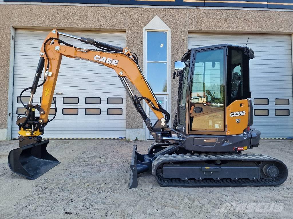 CASE CX 58 D Minigrävare < 7t