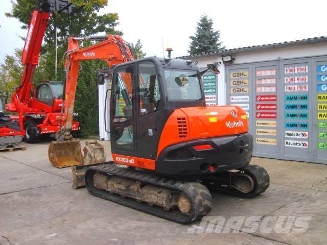 Kubota KX080-4a Bandgrävare