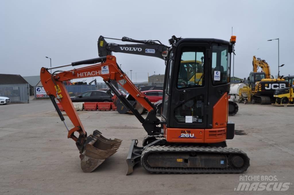 Hitachi ZX 26 U-6 Minigrävare < 7t