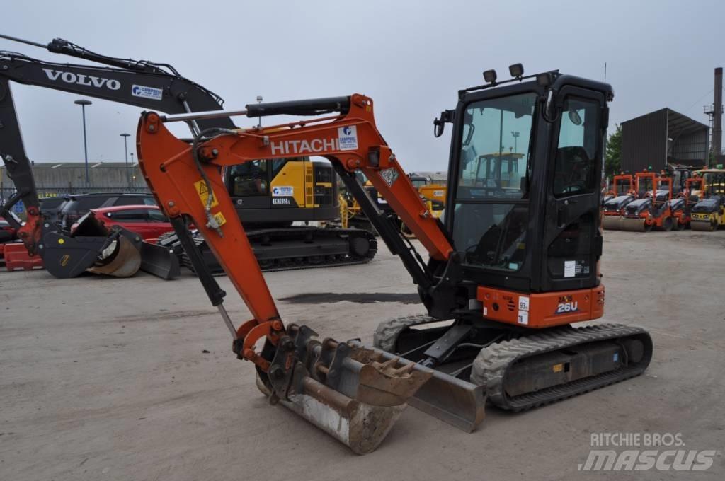 Hitachi ZX 26 U-6 Minigrävare < 7t