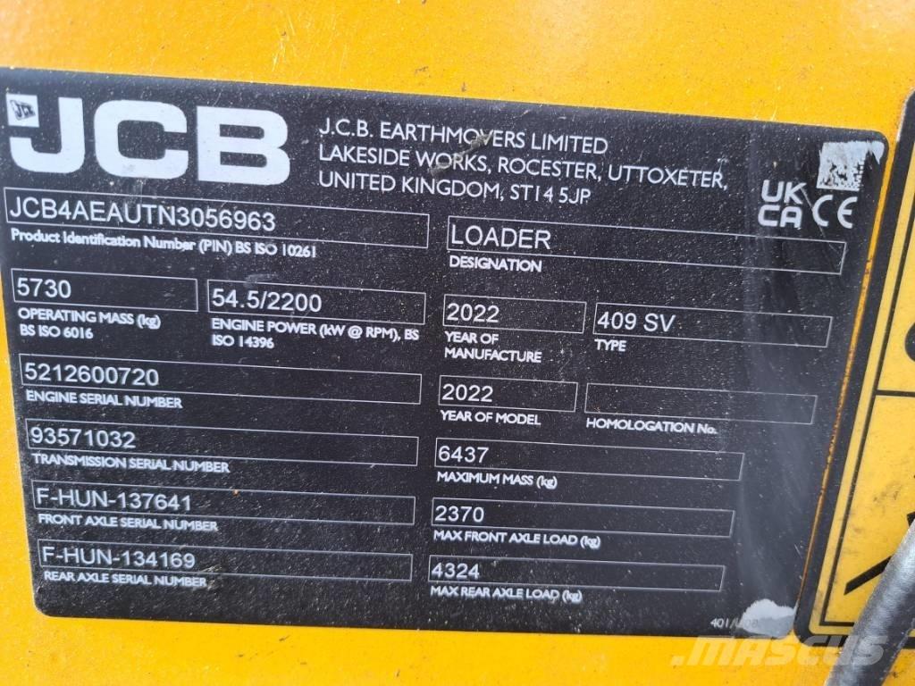 JCB 409 Hjullastare