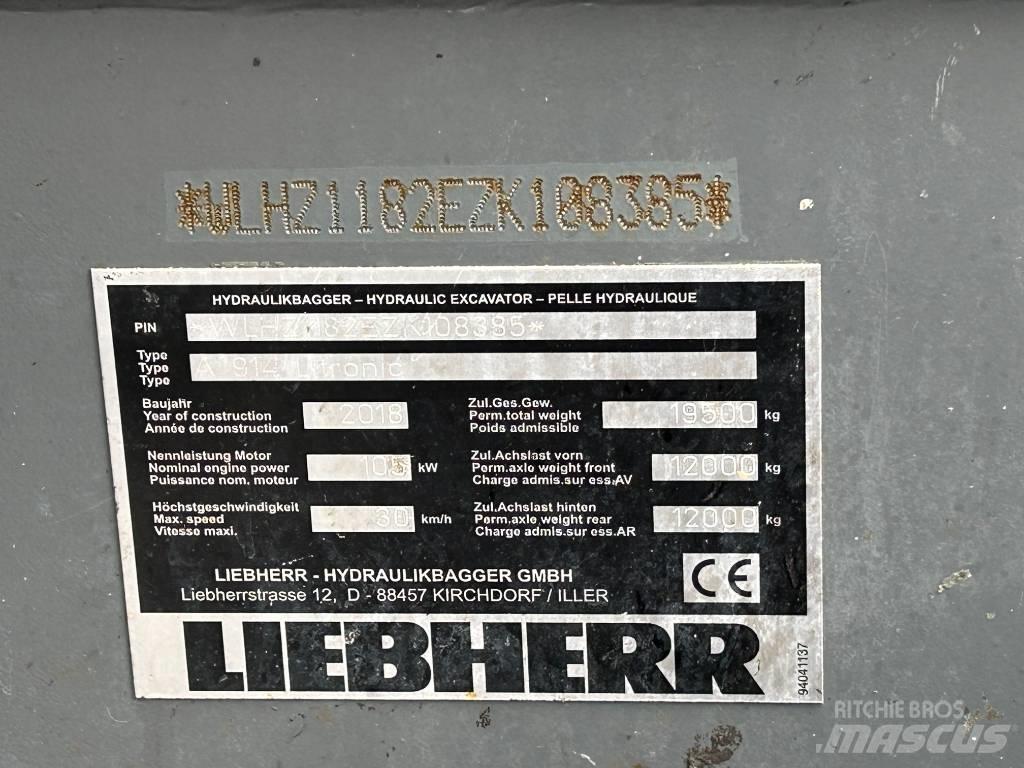 Liebherr A914 / LH18M Materialhantering - Övriga