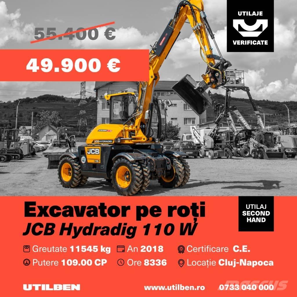 JCB Hydradig 110 W Hjulgrävare