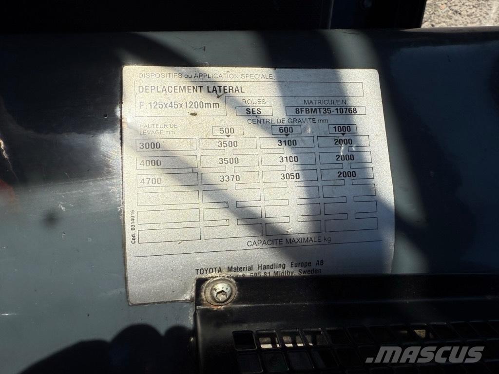 Toyota 8 FBMT 35 Elmotviktstruckar