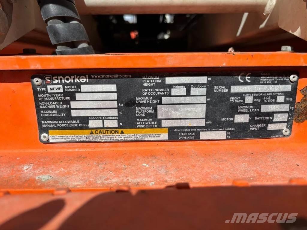 Snorkel S3219E Saxliftar