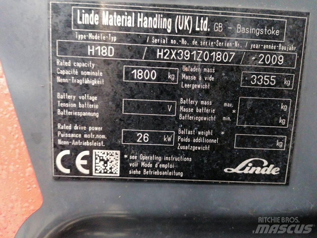Linde H18D Dieselmotviktstruckar