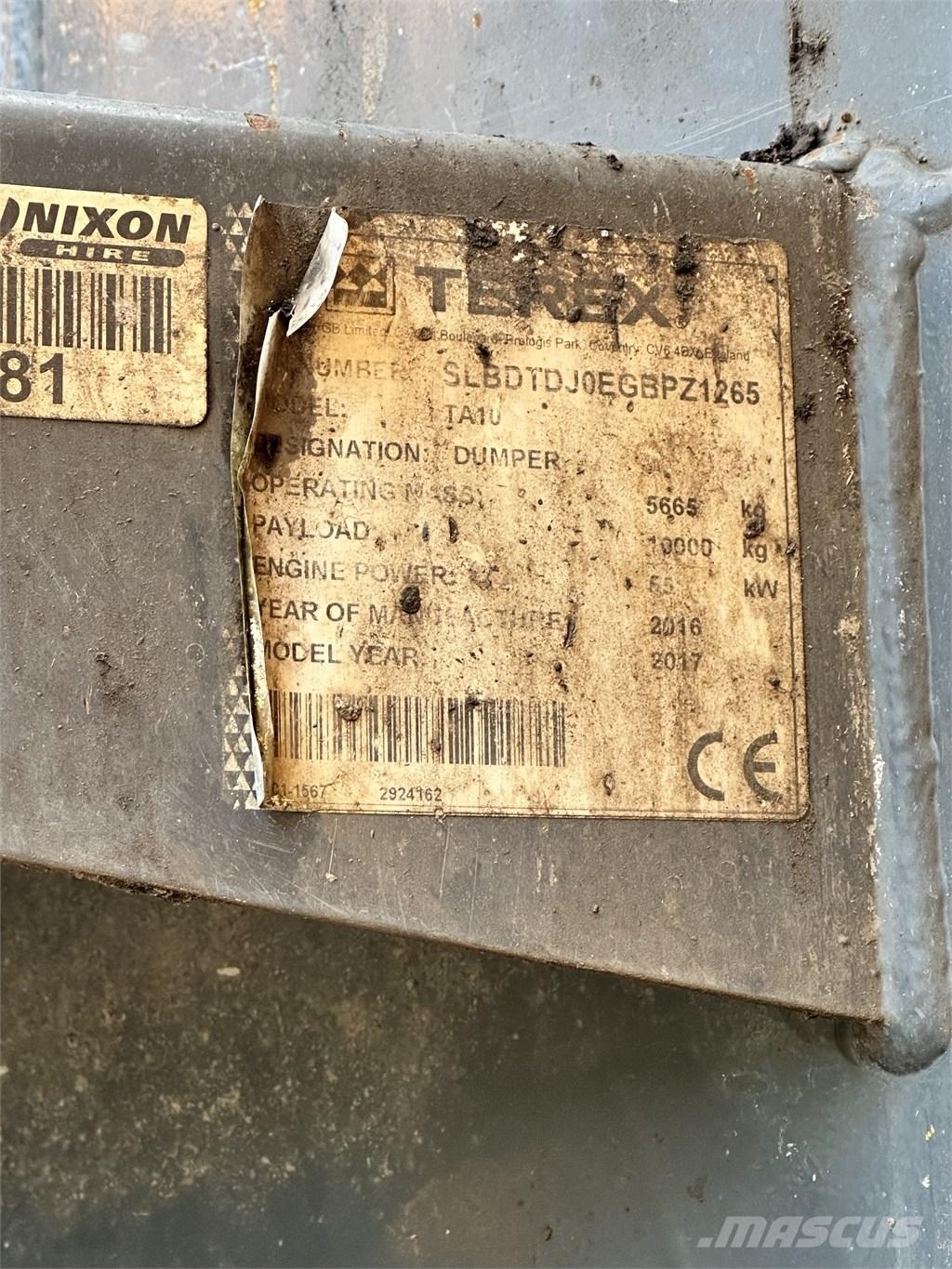 Terex TA10 Minidumprar