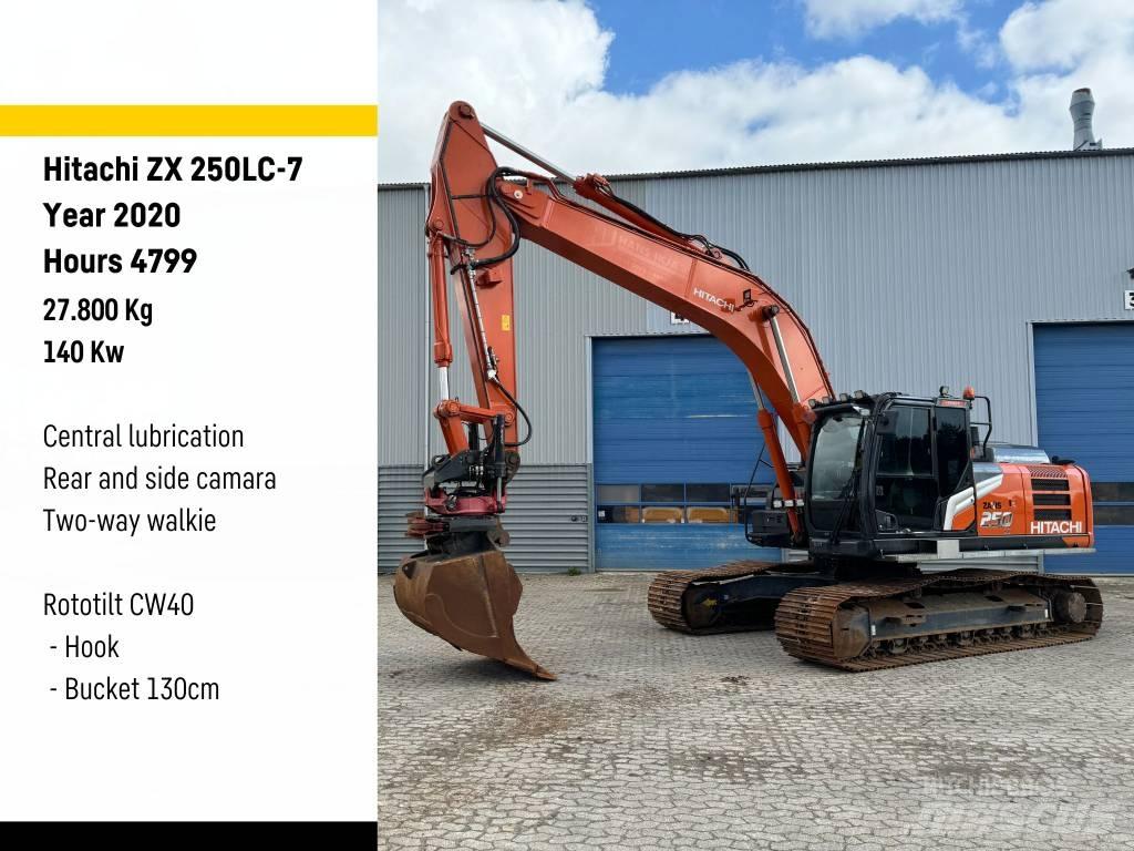 Hitachi ZX250-7 Bandgrävare
