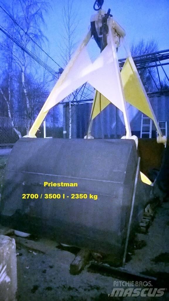 Priestman kauha Kranar, delar och tillbehör