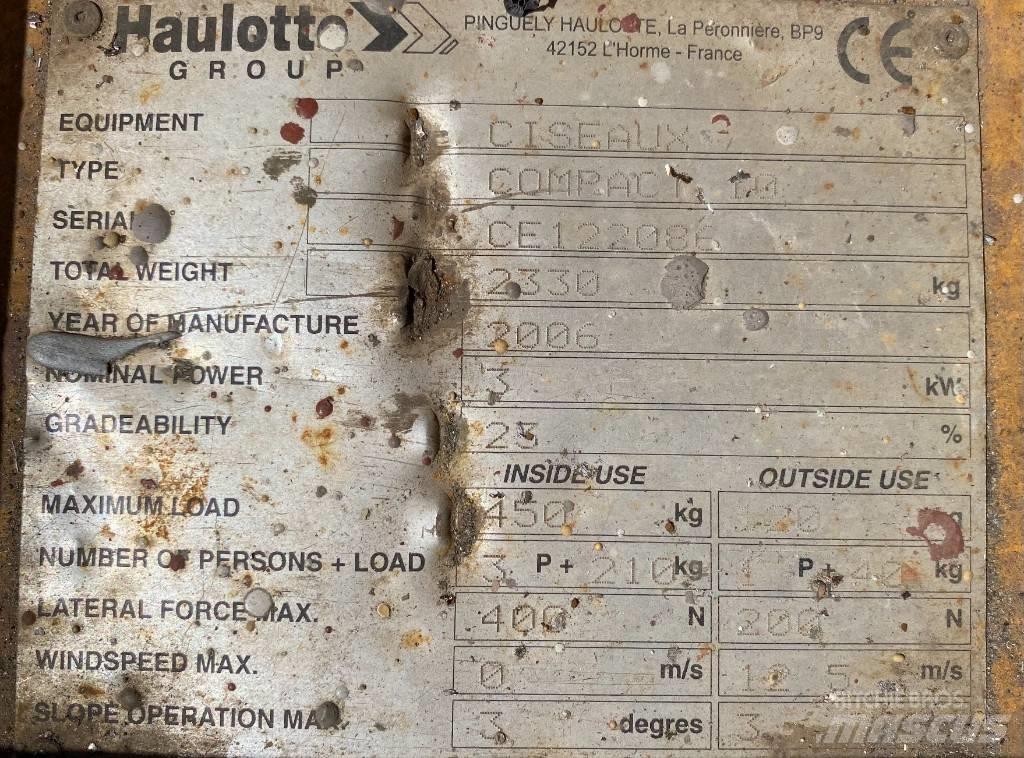 Haulotte Compact 10 Saxliftar