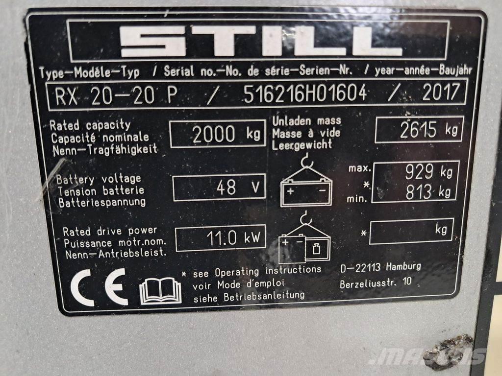 Still RX 20-20 P Elmotviktstruckar