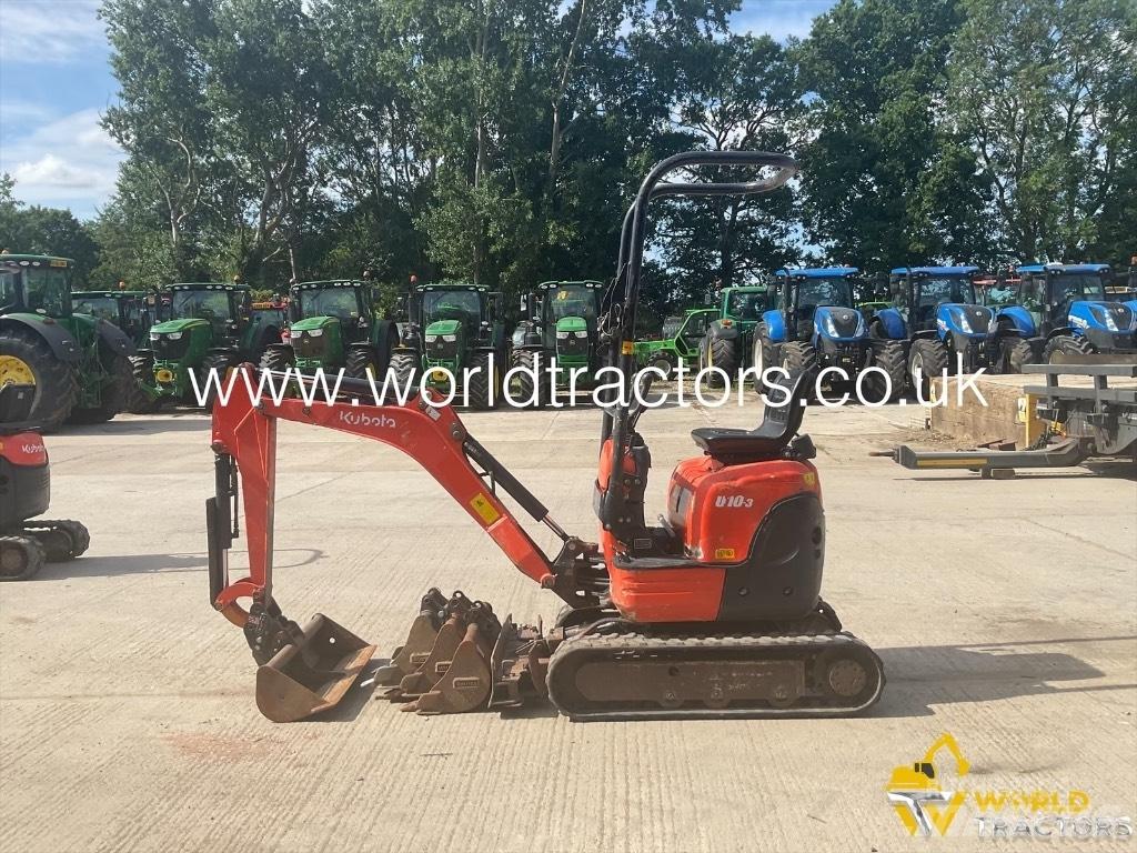 Kubota U 10-3 Minigrävare < 7t