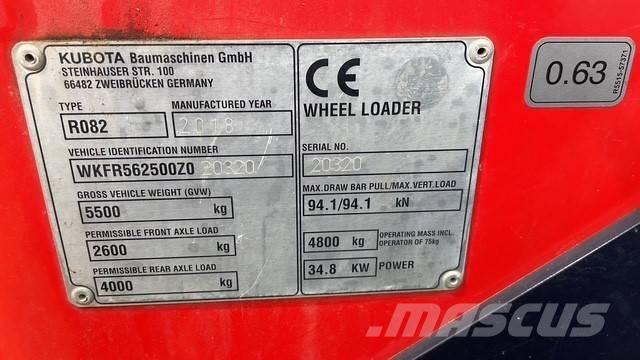 Kubota R082 Hjullastare