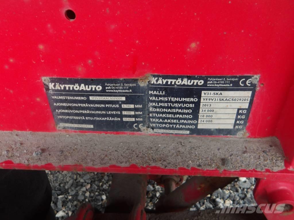  Käyttöauto V31 4 aks Tippsläp