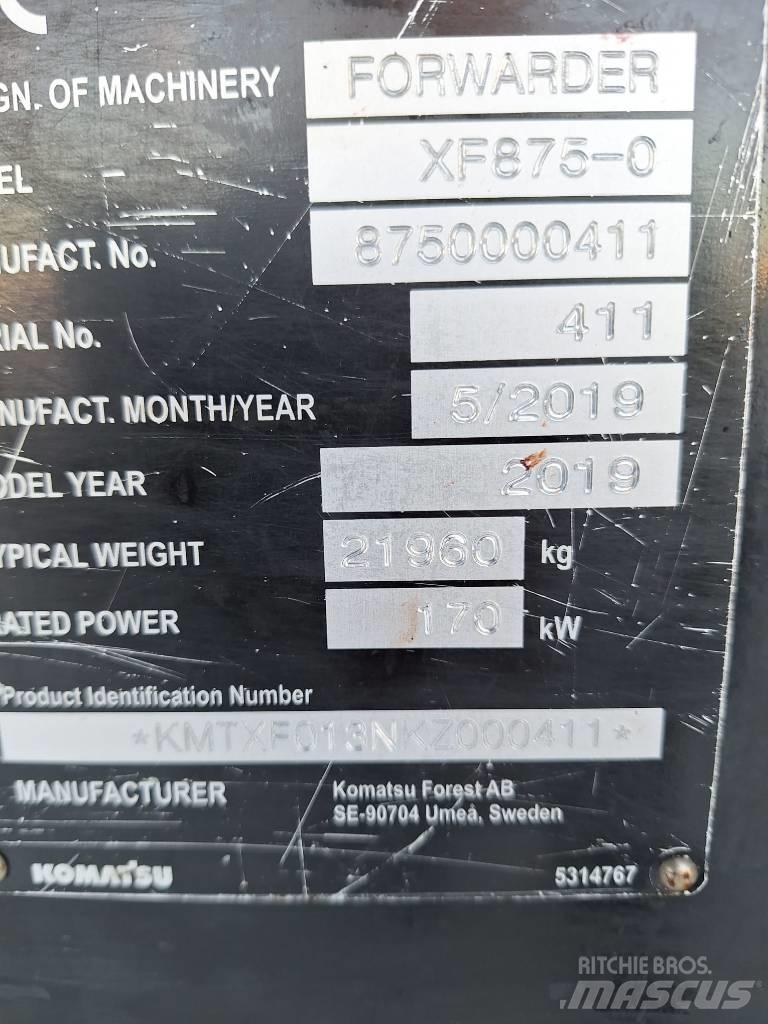 Komatsu 875 Skotare