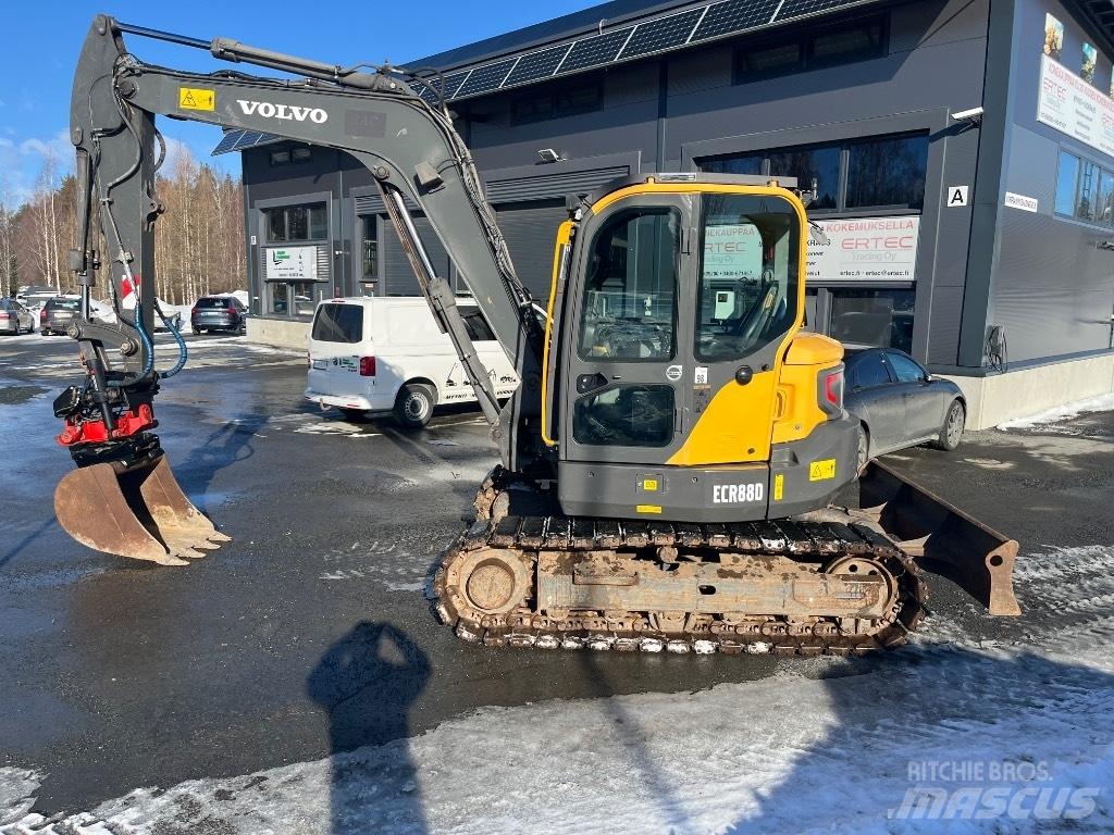 Volvo ECR 88 D Midigrävmaskiner 7t - 12t