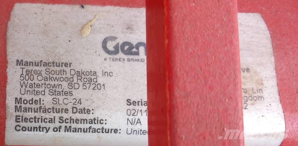 Genie SLC24 Lyftblock, vinschar och materialhissar