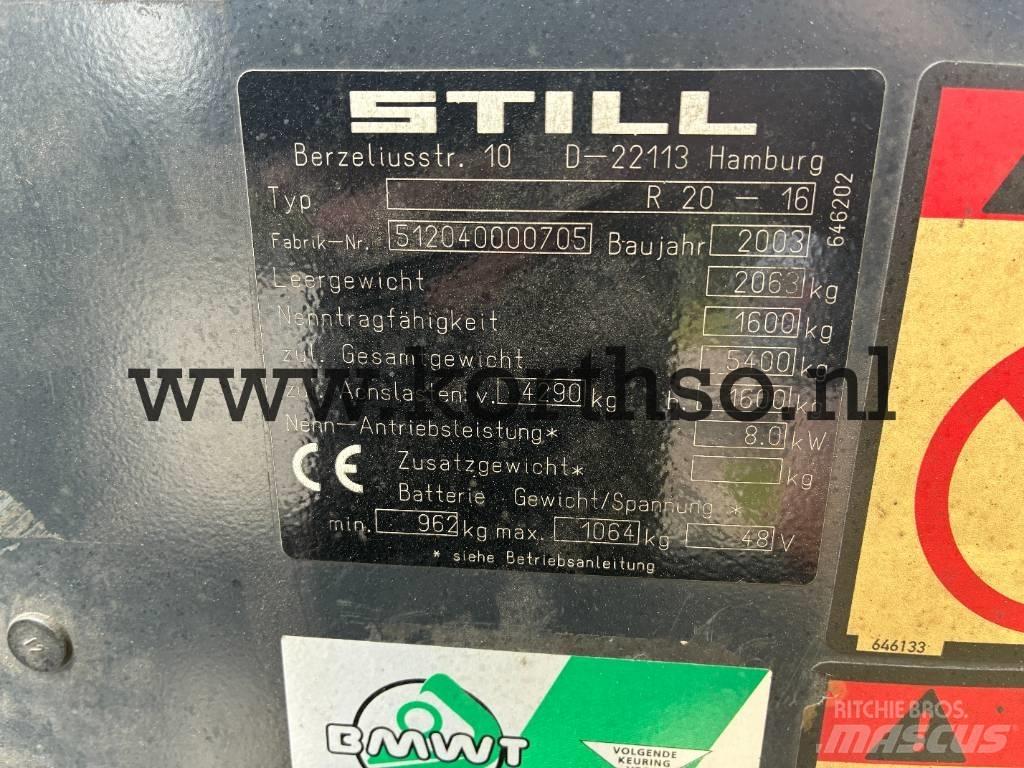 Still R 20-16 Elmotviktstruckar