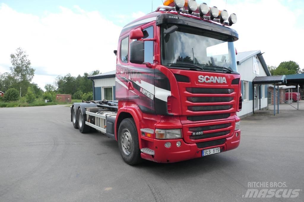 Scania R480lb6x2hsz Lastväxlare/Krokbilar