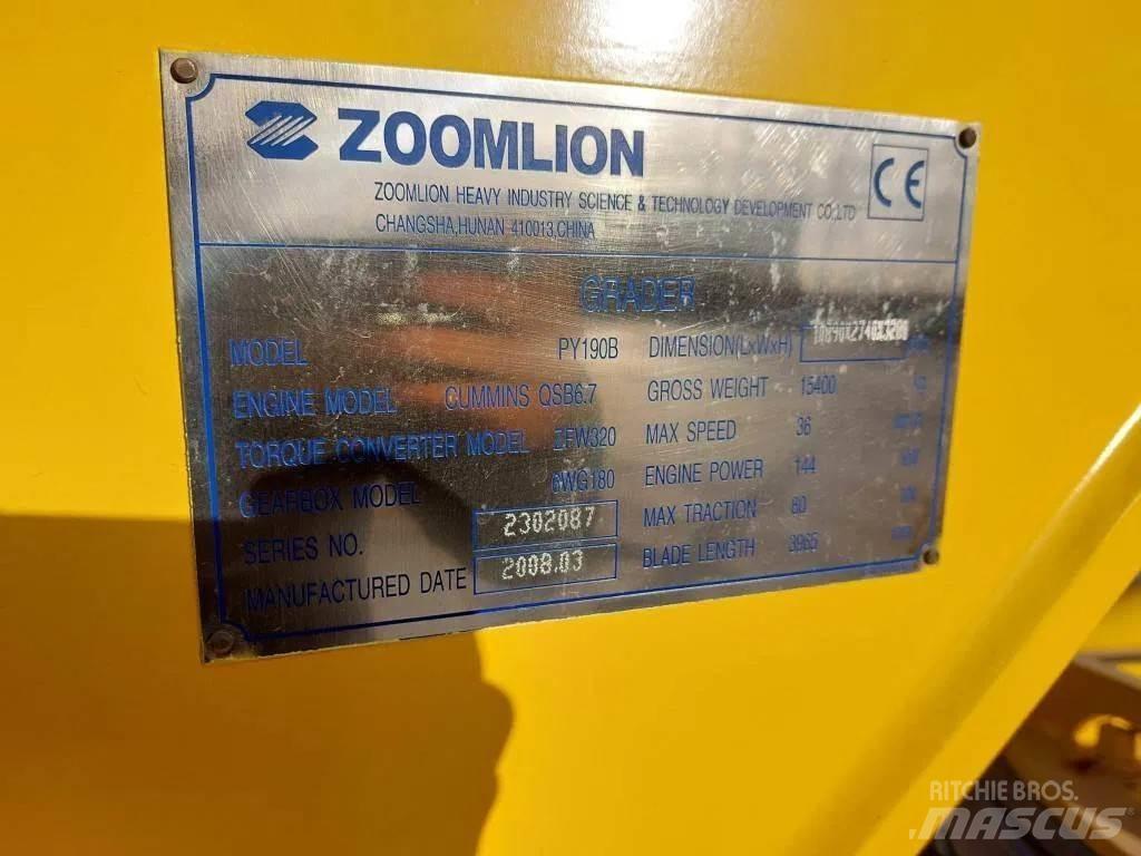 Zoomlion PY190B Väghyvlar