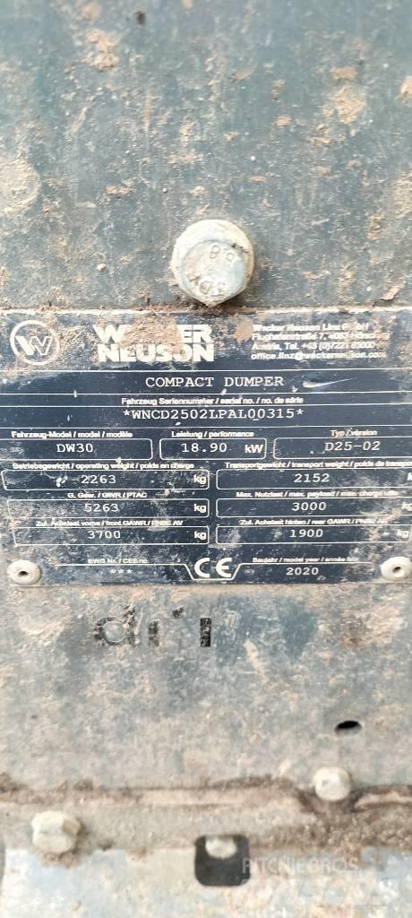 Wacker Neuson DW 30 Midjestyrd dumper