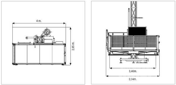 Camac ECP-1500 Personhissar och andra hissar