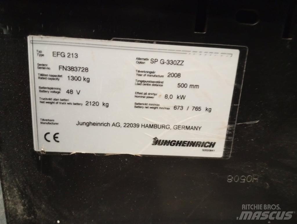 Jungheinrich EFG213 Elmotviktstruckar