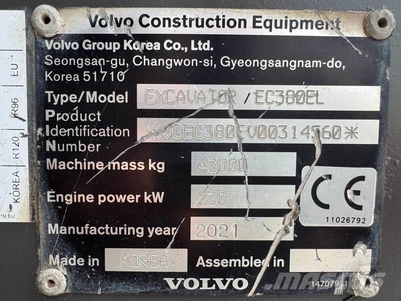 Volvo EC 380 EL Bandgrävare