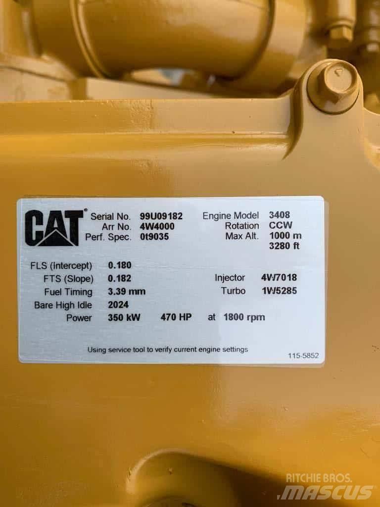 CAT 3408 DITA Marina motorenheter