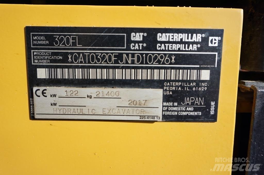 CAT 320 FL Bandgrävare