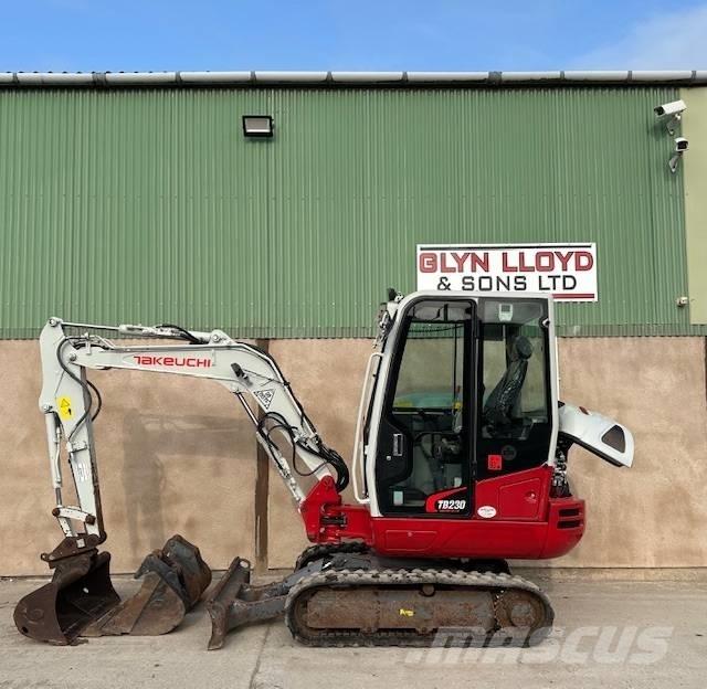 Takeuchi TB 230 Minigrävare < 7t