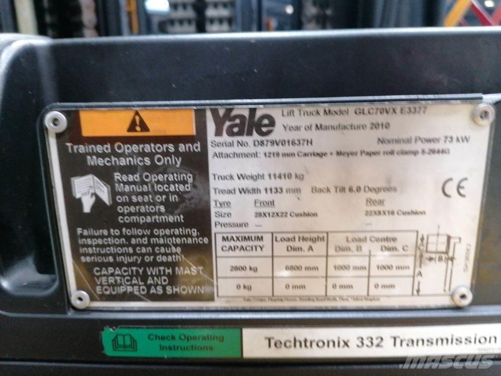 Yale VX70 Gasolmotviktstruckar
