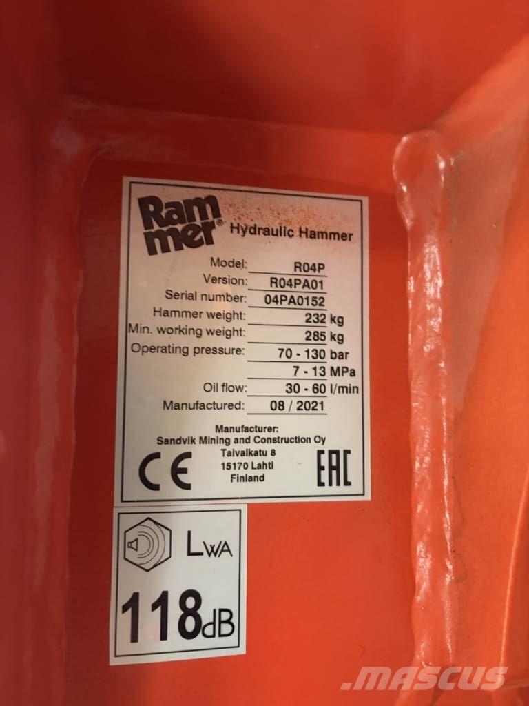 Rammer R04P Hydraulhammare