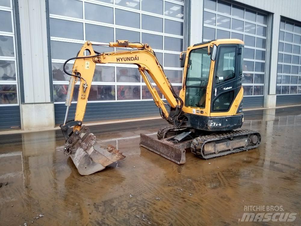 Hyundai Robex 27Z-9 Minigrävare < 7t
