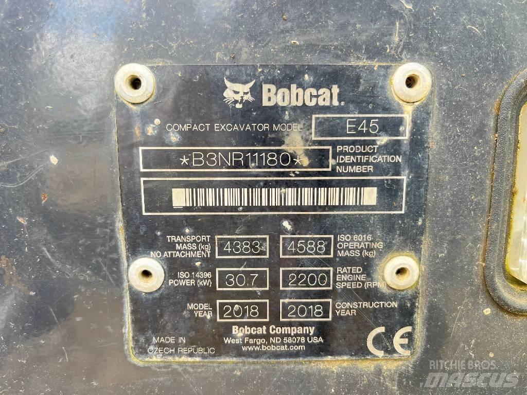 Bobcat E 45 Minigrävare < 7t