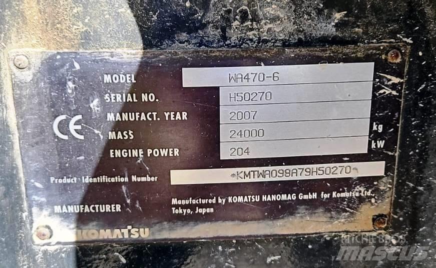 Komatsu WA 470-6 Hjullastare