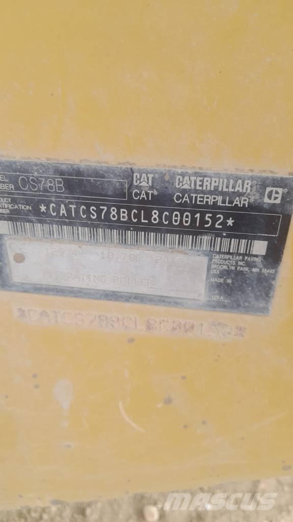 CAT CS 78 B Envalsvältar
