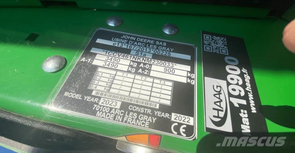 John Deere V461M Rundbalspressar