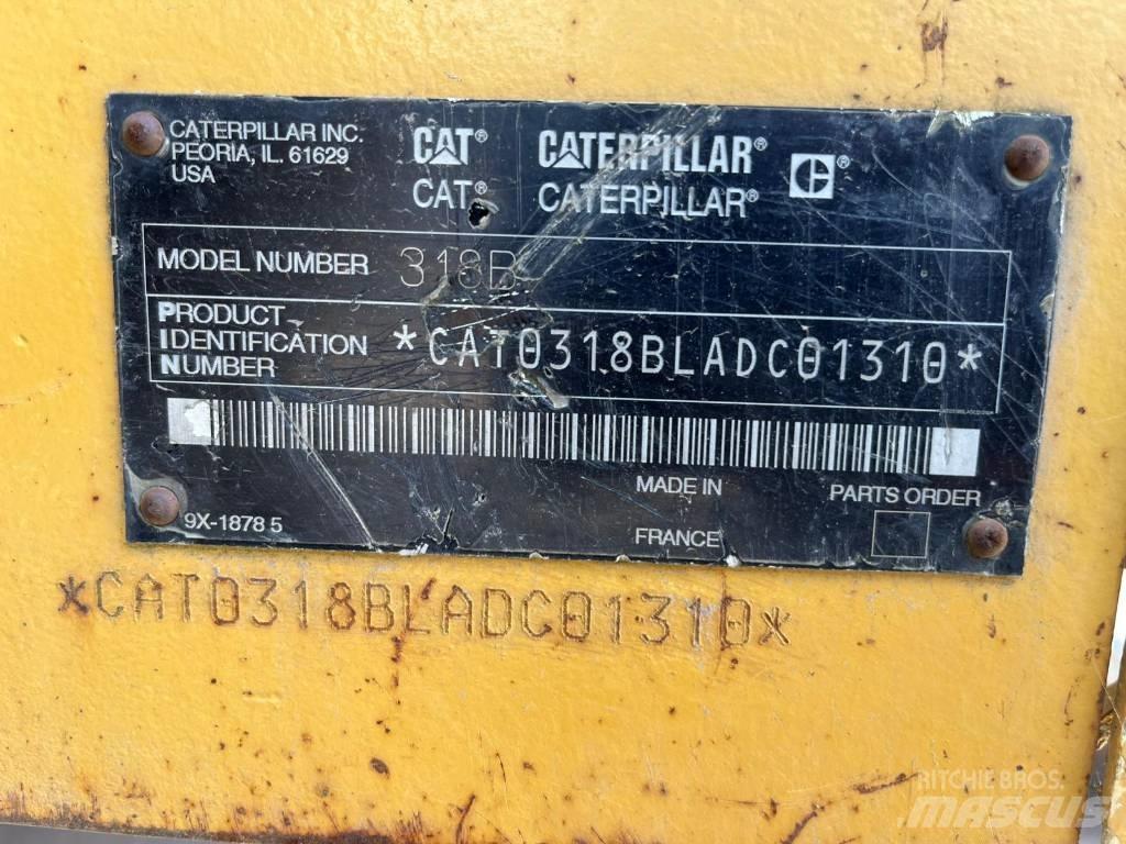 CAT 318 B L Bandgrävare