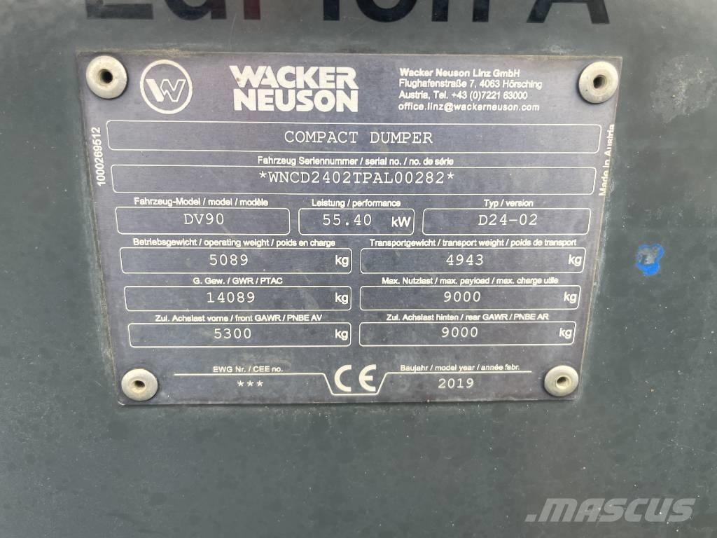 Wacker Neuson DV 90 Minidumprar