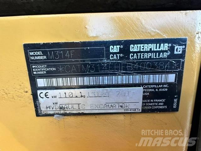 CAT M 314 F Hjulgrävare