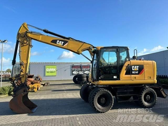 CAT M 314 F Hjulgrävare