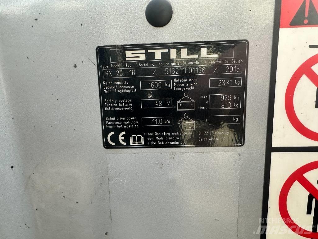 Still RX20-15 Elmotviktstruckar